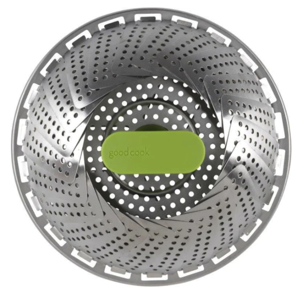 Good Cook lifting handle foldable steamer basket